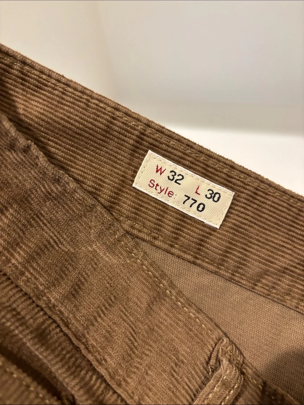J. Crew Brown Corduroy Slim Straight Men's Pants